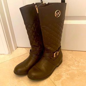 Girls Size 3 Michael Kors Brown Boots